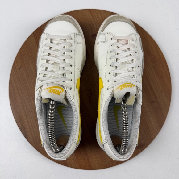 Nike Blazer Low Platform “Sail Vivid Sulfur” Colorway Sneakers - Picture 5 of 9